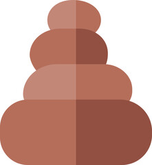 rocks illustration on a white background     