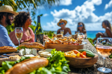 barbecue in the garden