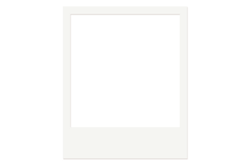 Blank Instant Photo Frame Template for Mockups and Designs. Polaroid photo image composition frame