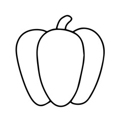 20 Vegetarian Food Icons | Flat Thin Line Style Vector Set