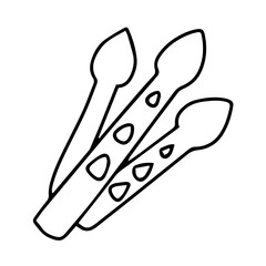 20 Vegetarian Food Icons | Flat Thin Line Style Vector Set