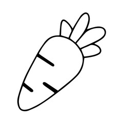 20 Vegetarian Food Icons | Flat Thin Line Style Vector Set