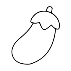 20 Vegetarian Food Icons | Flat Thin Line Style Vector Set