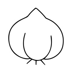 20 Vegetarian Food Icons | Flat Thin Line Style Vector Set