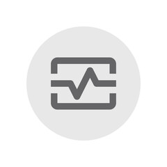 Heart Monitor Icon (Outlined)