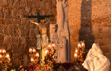 Semana Santa en Avila. Via crucis