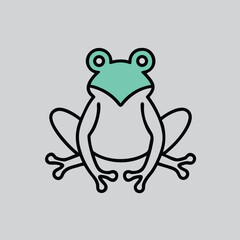 Frog Iconic Illustration graphic