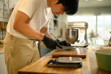 Process of making whipped cream.