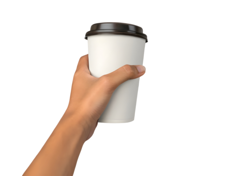 hand holding a bottle  transparent background 