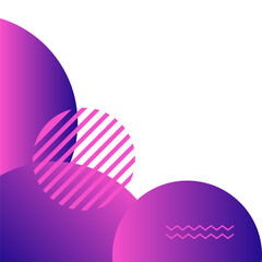 Circle Futuristic Purple Gradient