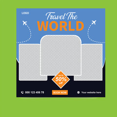 Explore Dream Destinations with Expert Travel Agency Services Facebook and Instagram Posts