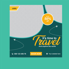Explore Dream Destinations with Expert Travel Agency Services Facebook and Instagram Posts