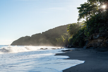 Plage de Grande Anse auf Basse Terre / Guadeloupe / Strand / Frankreich / Karibik