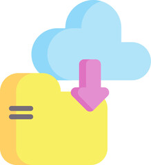 folder illustration on a white background     