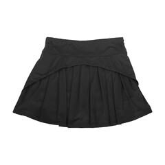 Women tennis skirt isolated on white background