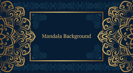 Luxury mandala background, round decoration