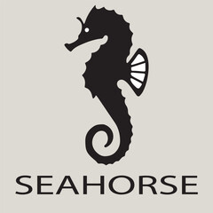 silhouette of a Sea horse © Makhsum