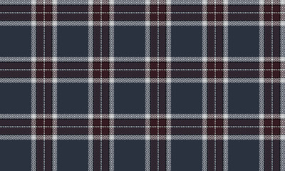 Obraz premium Seamless plaid, blue, brown, white, perfectly blended, suitable for designing clothes such as skirts or pants to add a modern and gentle style at the same time.
