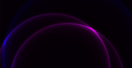 Elegant Dark Background with Luminous Purple and Blue Curves for Artistic Design Projects and Technological Visuals Enhancing Creative Expressions