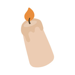 Decorative candle creates a romantic ambiance, perfect for relaxation, meditation, spa, or special occasions. Ideal for lifestyle and interior design projects