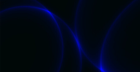 Electric Blue Curves on Dark Canvas: A Modern Digital Abstract Design with Subtle Gradient and Light Effects Creating an Atmospheric Visual for Contemporary Projects