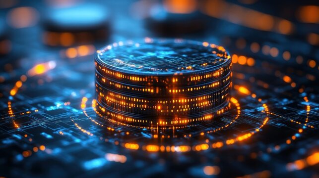 Futuristic digital data storage device