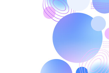 Abstract geometric background gradient soft light blue purple with line for Graphic business background hitech technology digital design illustration web template backdrop desktop wallpaper bubbles