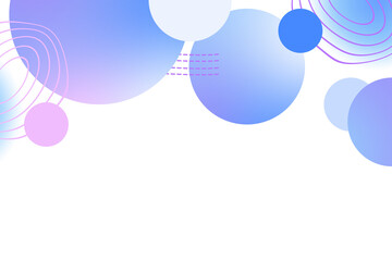 Abstract geometric background gradient soft light blue purple with line for Graphic business background hitech technology digital design illustration web template backdrop desktop wallpaper bubbles