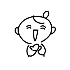 ホッとして笑顔になる女性・安心する・幸せ