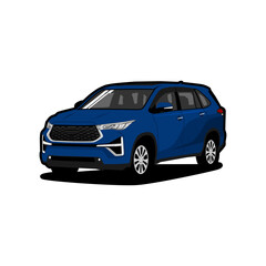 vector mpv vehicle car illustration