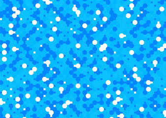 背景 タイル ドットのような八角形模様