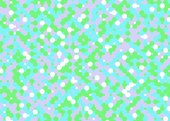 背景 タイル ドットのような八角形模様