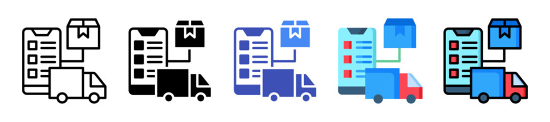 Fototapeta premium Order Delivery Icon