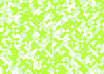 背景 タイル ドットのような八角形模様