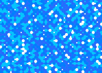 背景 タイル ドットのような八角形模様