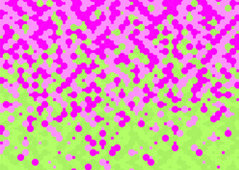 背景 タイル ドットのような八角形模様