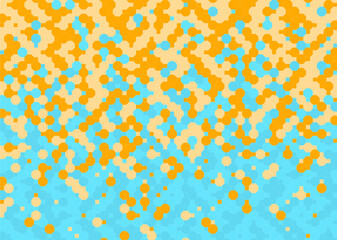 背景 タイル ドットのような八角形模様