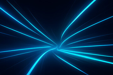 Dynamic Digital Pathways: Capturing a mesmerizing display of illuminated streaks, creating a sense of motion and energy through vibrant lines and digital essence.