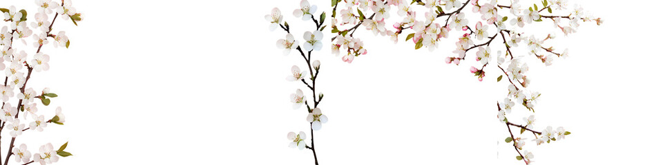 Fototapeta premium Vibrant spring blossoms on delicate tree branches