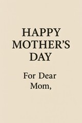 happy mothers day