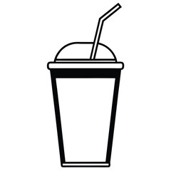 vector illustration of a drink
