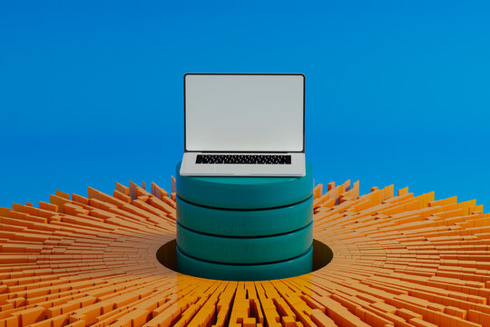 Laptop technology for artificial intelligence with server connection