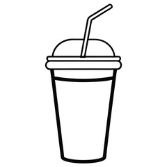 vector illustration of a drink
