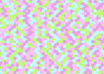 背景 タイル 幾何学的な金平糖形の模様