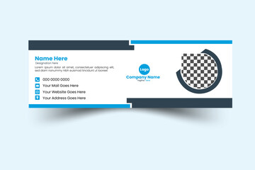 Simple but creative Email Signature Tamplate