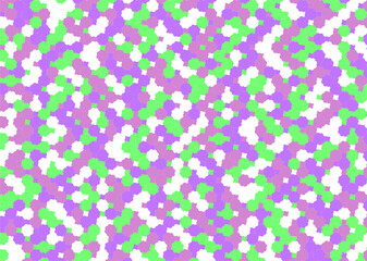 背景 タイル 幾何学的な金平糖形の模様