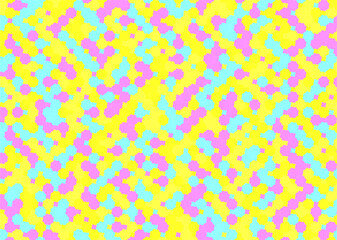 背景 タイル 幾何学的な金平糖形の模様