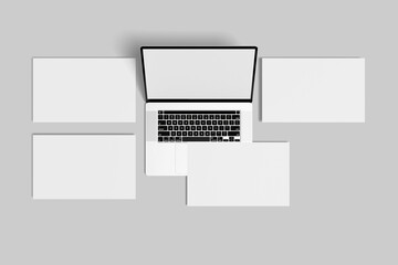 Laptop Screen Website