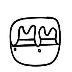 illustration of a spoon with a smile