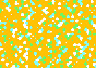 背景 タイル 幾何学的な金平糖形の模様